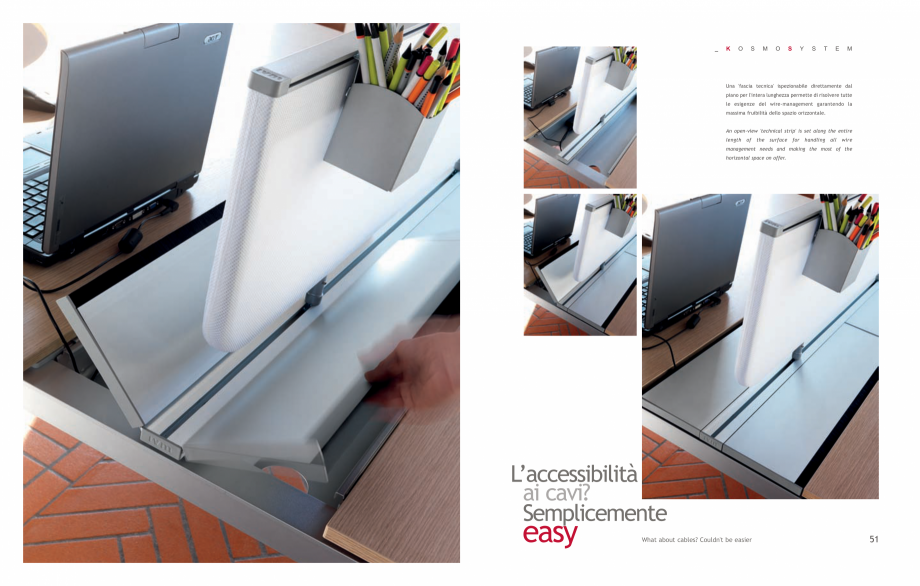 Pagina 27-Mobilier pentru birouri IVM Colectia KOSMOS Catalog, brosura Engleza, Italiana inium (painted with...