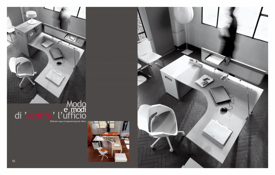 Pagina 28-Mobilier pentru birouri IVM Colectia KOSMOS Catalog, brosura Engleza, Italiana sono predisposti per ...