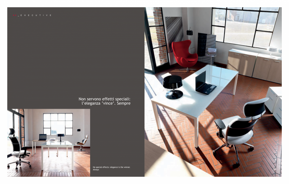 Pagina 31-Mobilier pentru birouri IVM Colectia KOSMOS Catalog, brosura Engleza, Italiana for standard sliding ...