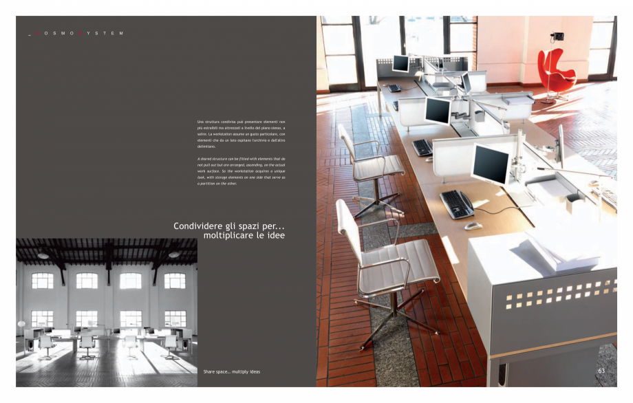 Pagina 33-Mobilier pentru birouri IVM Colectia KOSMOS Catalog, brosura Engleza, Italiana atite (il modello...