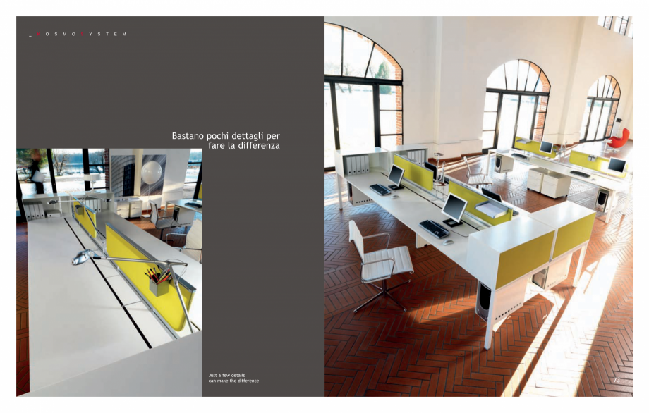 Pagina 38-Mobilier pentru birouri IVM Colectia KOSMOS Catalog, brosura Engleza, Italiana mpliant with UNI...