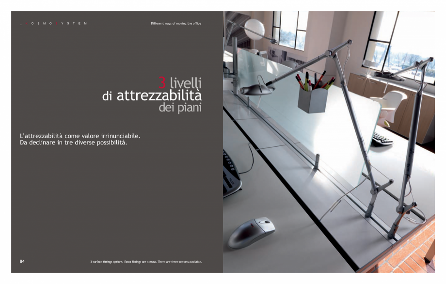Pagina 44-Mobilier pentru birouri IVM Colectia KOSMOS Catalog, brosura Engleza, Italiana 