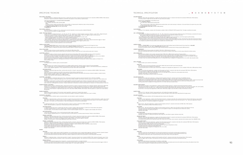 Pagina 48-Mobilier pentru birouri IVM Colectia KOSMOS Catalog, brosura Engleza, Italiana 