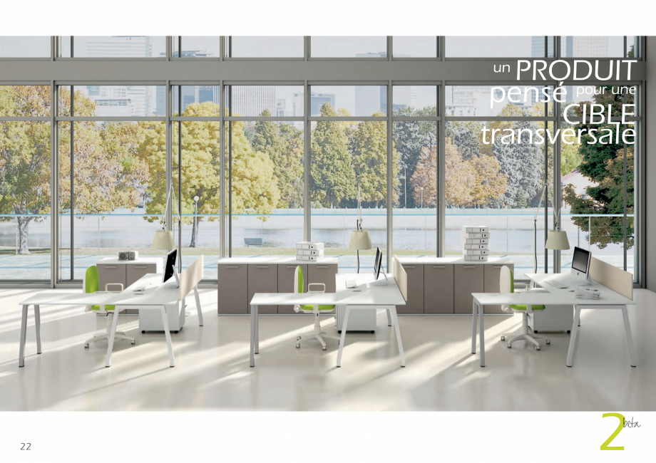 Pagina 12-Mobilier pentru birouri IVM Colectia L’EGO Catalog, brosura Engleza, Italiana met de
le...