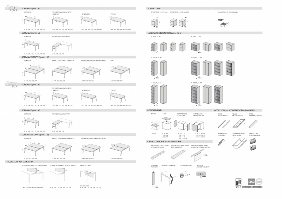 Pagina 16-Mobilier pentru birouri IVM Colectia L’EGO Catalog, brosura Engleza, Italiana LUMINIO 9006...