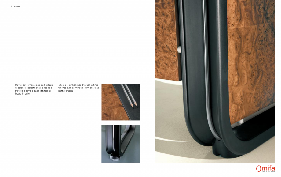 Pagina 6-Mobilier pentru birouri OMIFA CHAIRMAN Catalog, brosura Engleza, Italiana 