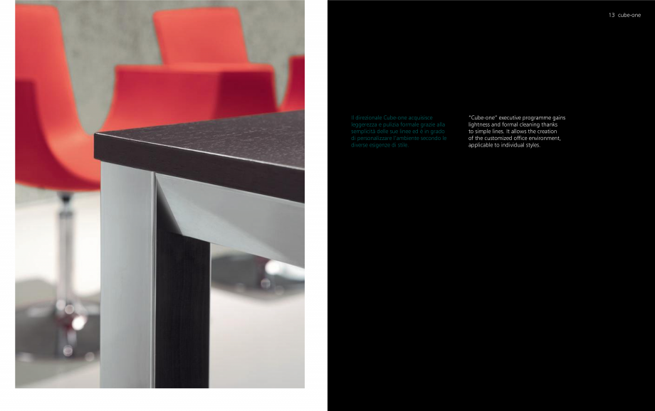 Pagina 7-Mobilier pentru birouri OMIFA CUBE-ONE Catalog, brosura Engleza, Italiana 