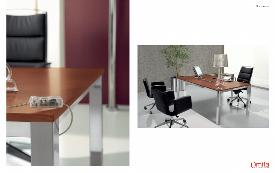 Pagina 11-Mobilier pentru birouri OMIFA CUBE-ONE Catalog, brosura Engleza, Italiana 