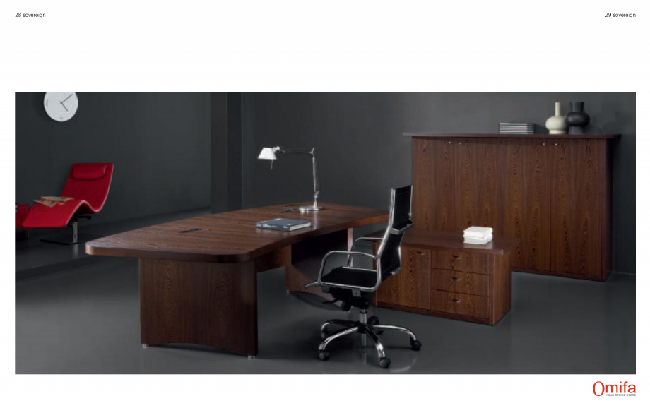 Pagina 15-Mobilier pentru birouri OMIFA SOVEREIGN Catalog, brosura Engleza, Italiana 