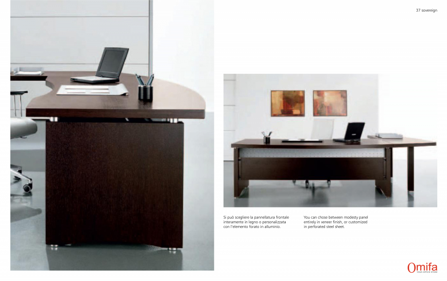 Pagina 19-Mobilier pentru birouri OMIFA SOVEREIGN Catalog, brosura Engleza, Italiana 