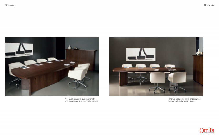 Pagina 22-Mobilier pentru birouri OMIFA SOVEREIGN Catalog, brosura Engleza, Italiana 