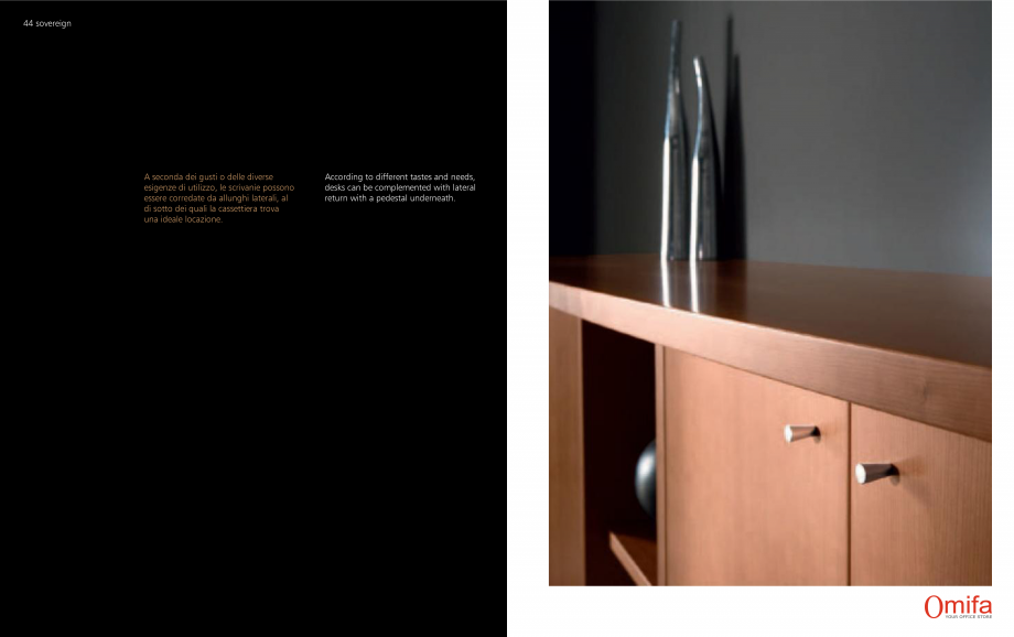 Pagina 23-Mobilier pentru birouri OMIFA SOVEREIGN Catalog, brosura Engleza, Italiana 