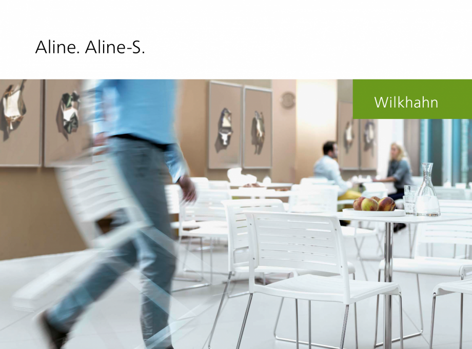 Pagina 1-Scaune Wilkhahn Aline-S Catalog, brosura Engleza Aline. Aline-S.

Award-winning skid-base chair...