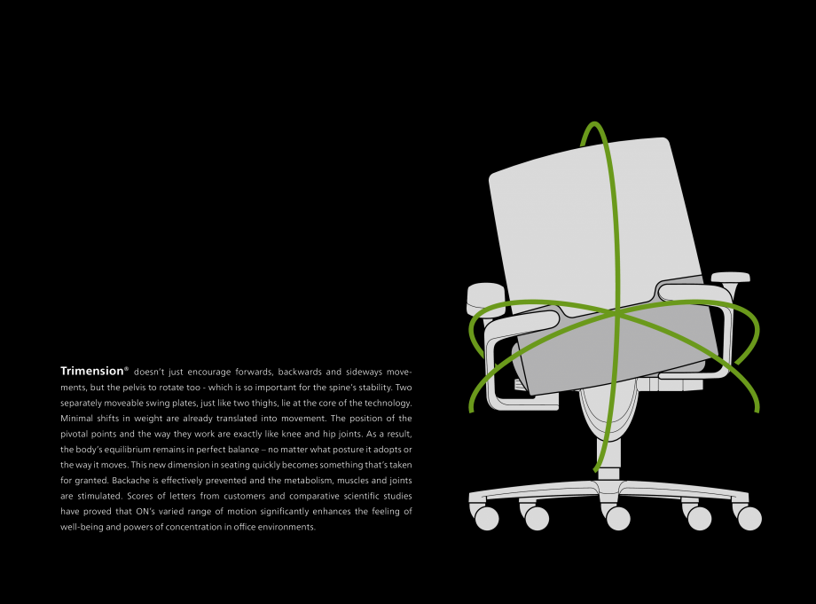Pagina 5-Scaune de birou Wilkhahn On Catalog, brosura Engleza res that include sitting up straight, lounging ...