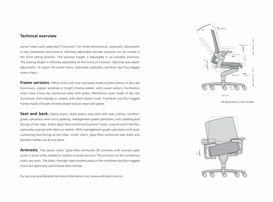 Pagina 17-Scaune de birou Wilkhahn On Catalog, brosura Engleza 