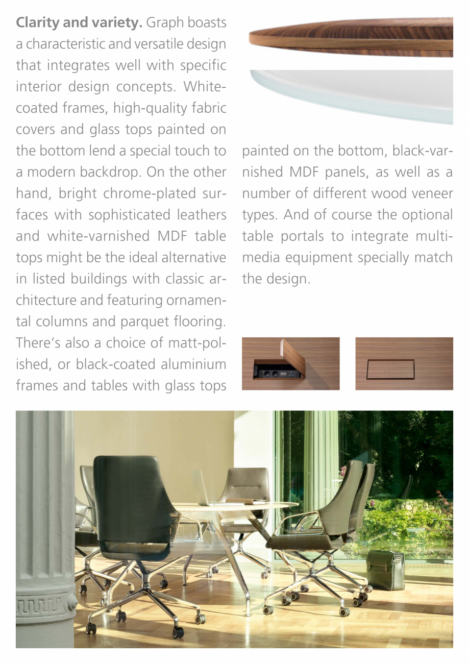 Pagina 7-Scaune de conferinta  Wilkhahn Graph Catalog, brosura Engleza pan, Tokyo
info@wilkhahn.co.jp...