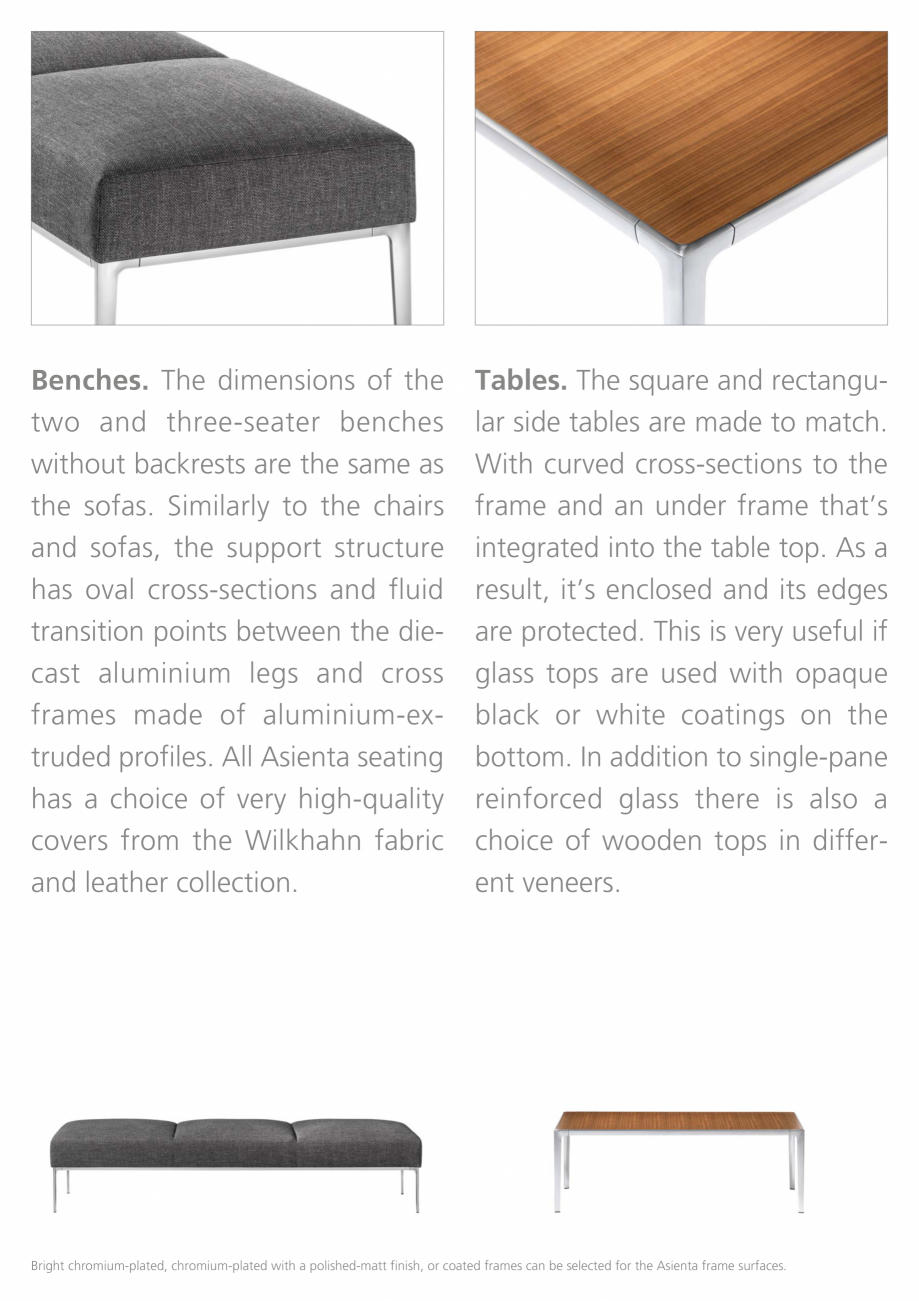 Pagina 7-Mobilier tapitat Wilkhahn Asienta Catalog, brosura Engleza 