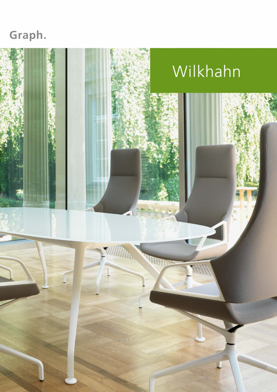 Pagina 1-Masa de conferinte  Wilkhahn Graph Catalog, brosura Engleza Graph.

Matching conference solutions....