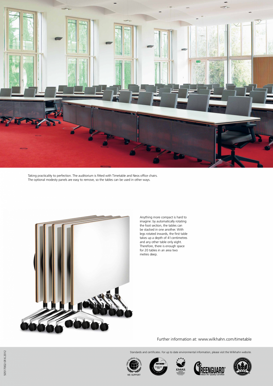 Pagina 4-Masa mobila Wilkhahn Timetable Catalog, brosura Engleza 