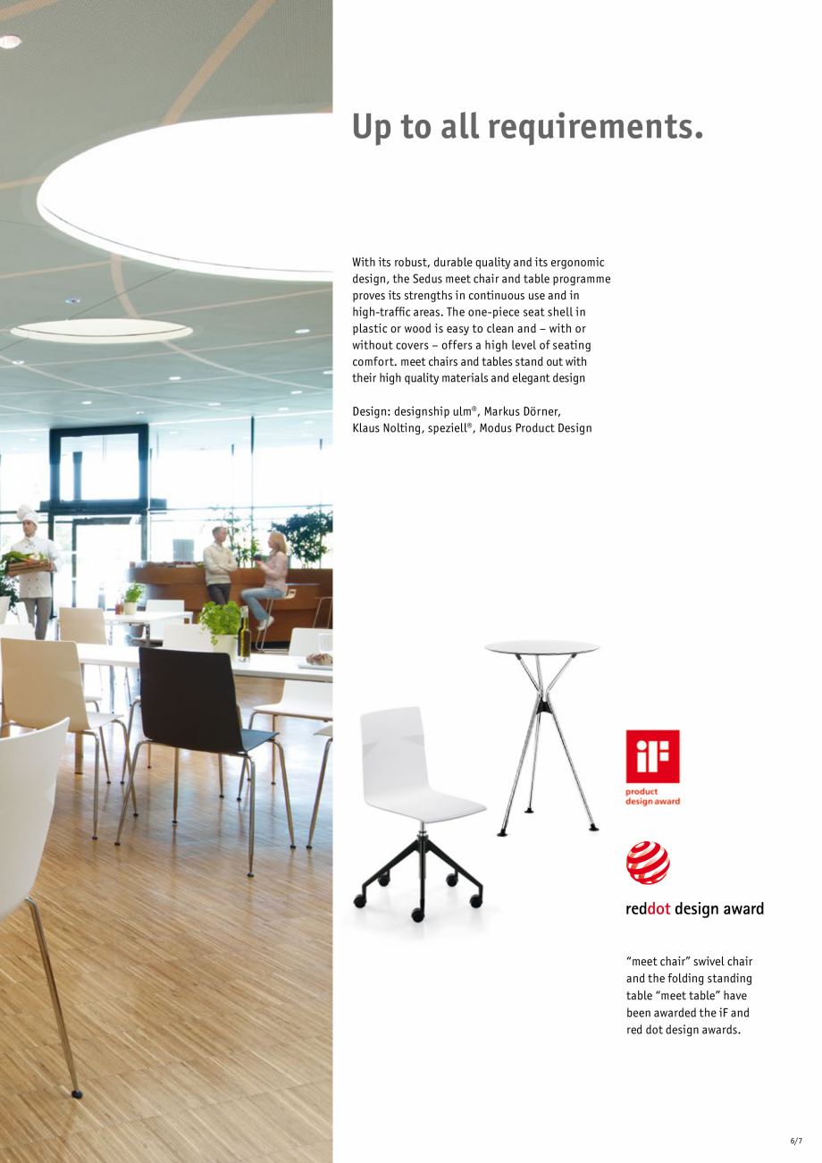 Pagina 7-Mese bistro pentru birouri SEDUS MEET TABLE Catalog, brosura Engleza 