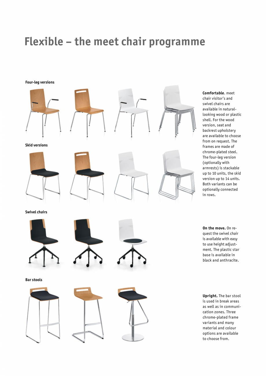 Pagina 8-Mese bistro pentru birouri SEDUS MEET TABLE Catalog, brosura Engleza 