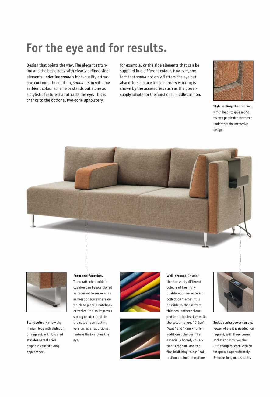 Pagina 4-Mese bistro pentru birouri SEDUS SOPHA TABLE Catalog, brosura Engleza  height-increasing

height...