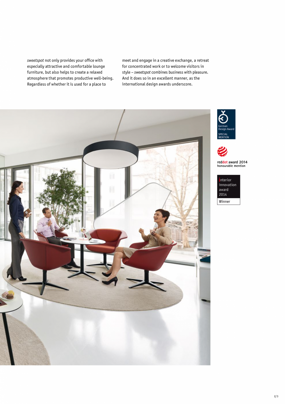 Pagina 3-Mese bistro pentru birouri SEDUS SWEETSPOT TABLE Catalog, brosura Engleza deally matched to the...