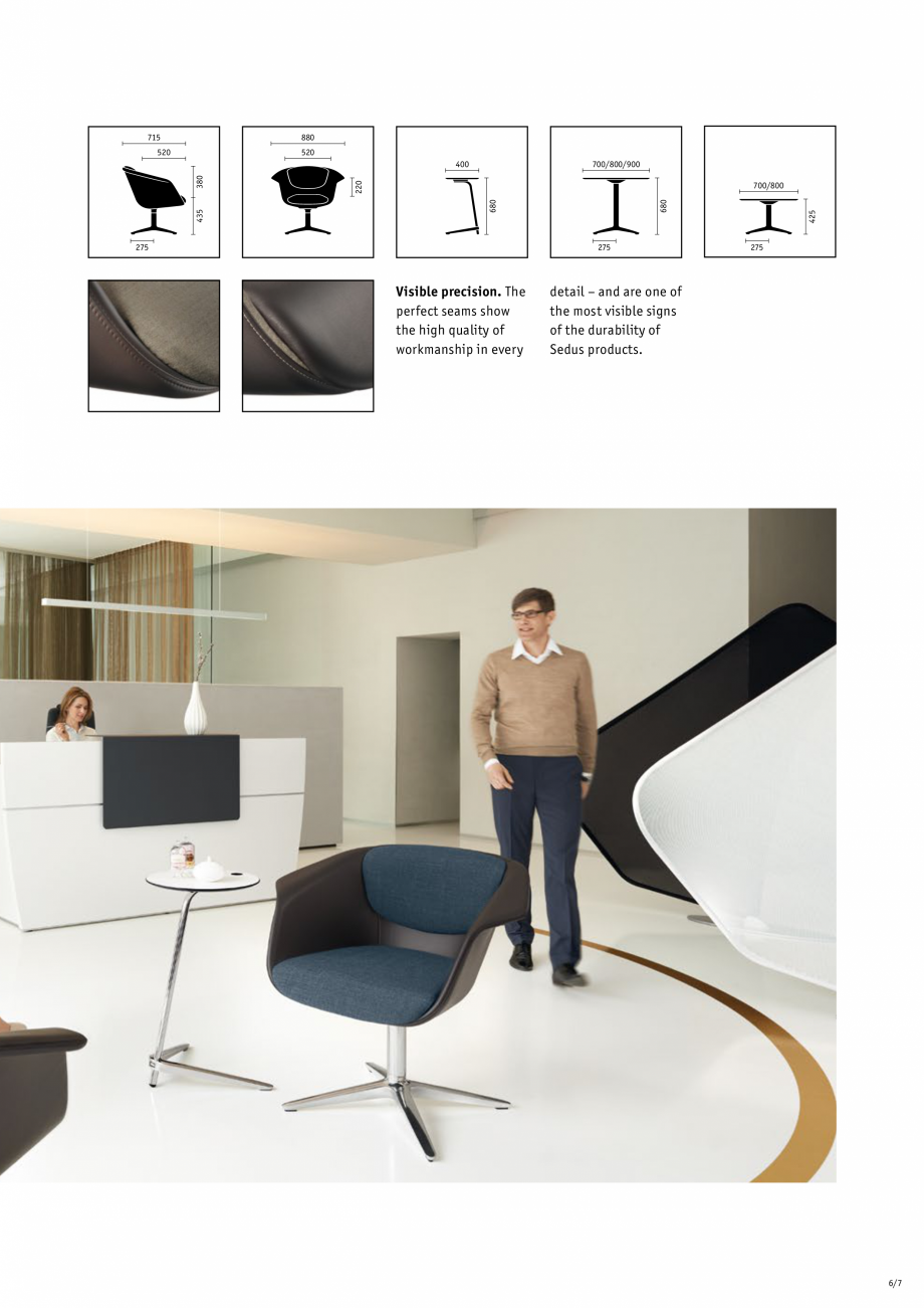 Pagina 7-Mese bistro pentru birouri SEDUS SWEETSPOT TABLE Catalog, brosura Engleza 