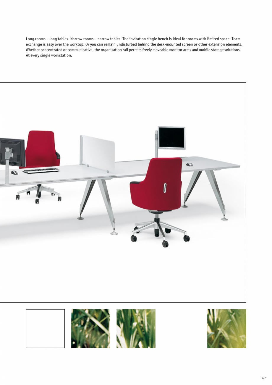 Pagina 7-Masa pentru birou SEDUS INVITATION Team, INVITATION Meeting Specificații tehnice Engleza s depth...