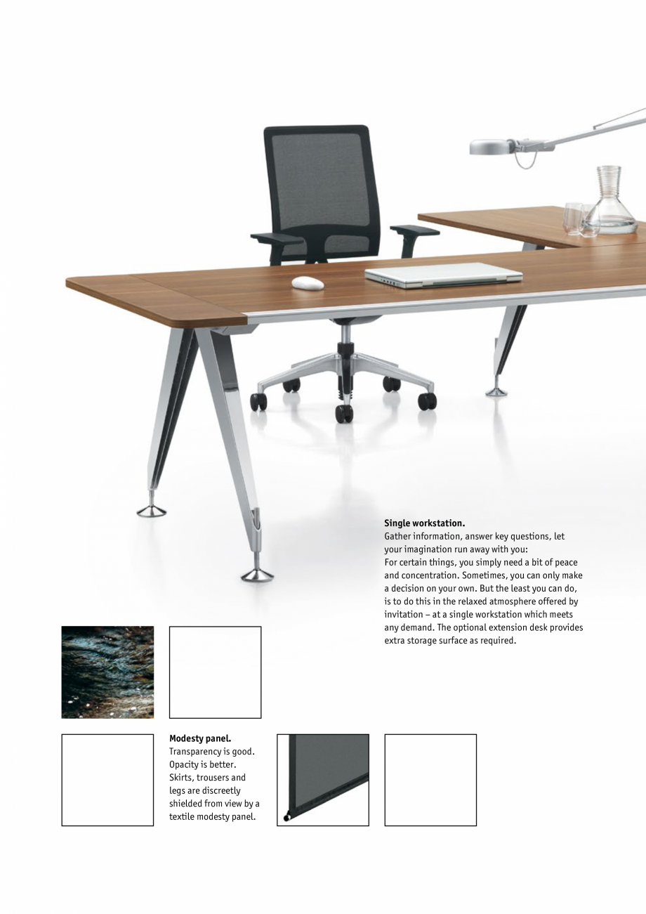 Pagina 8-Masa pentru birou SEDUS INVITATION Team, INVITATION Meeting Specificații tehnice Engleza e box,...