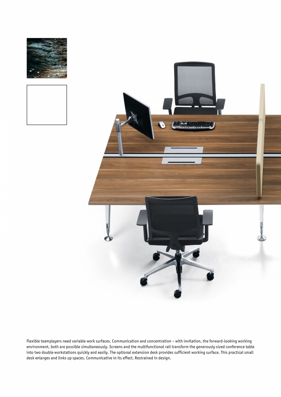 Pagina 10-Masa pentru birou SEDUS INVITATION Team, INVITATION Meeting Specificații tehnice Engleza 