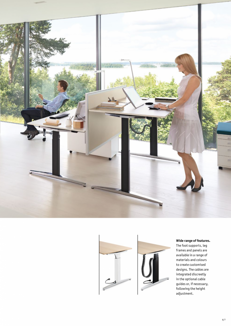 Pagina 7-Masa pentru birou SEDUS ATTENTION Meeting, ATTENTION Single, ATTENTION Team Specificații tehnice...