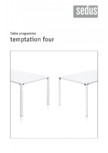 Masa pentru birou SEDUS - TEMPTATION FOUR Single