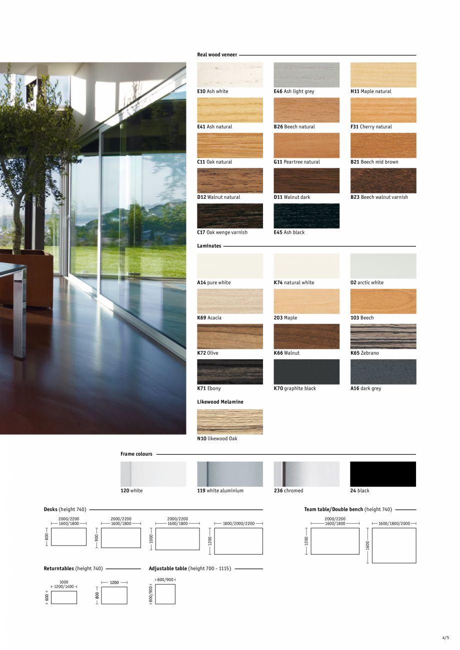 Pagina 5-Masa pentru birou SEDUS TEMPTATION PRIME Single Fisa tehnica Engleza 