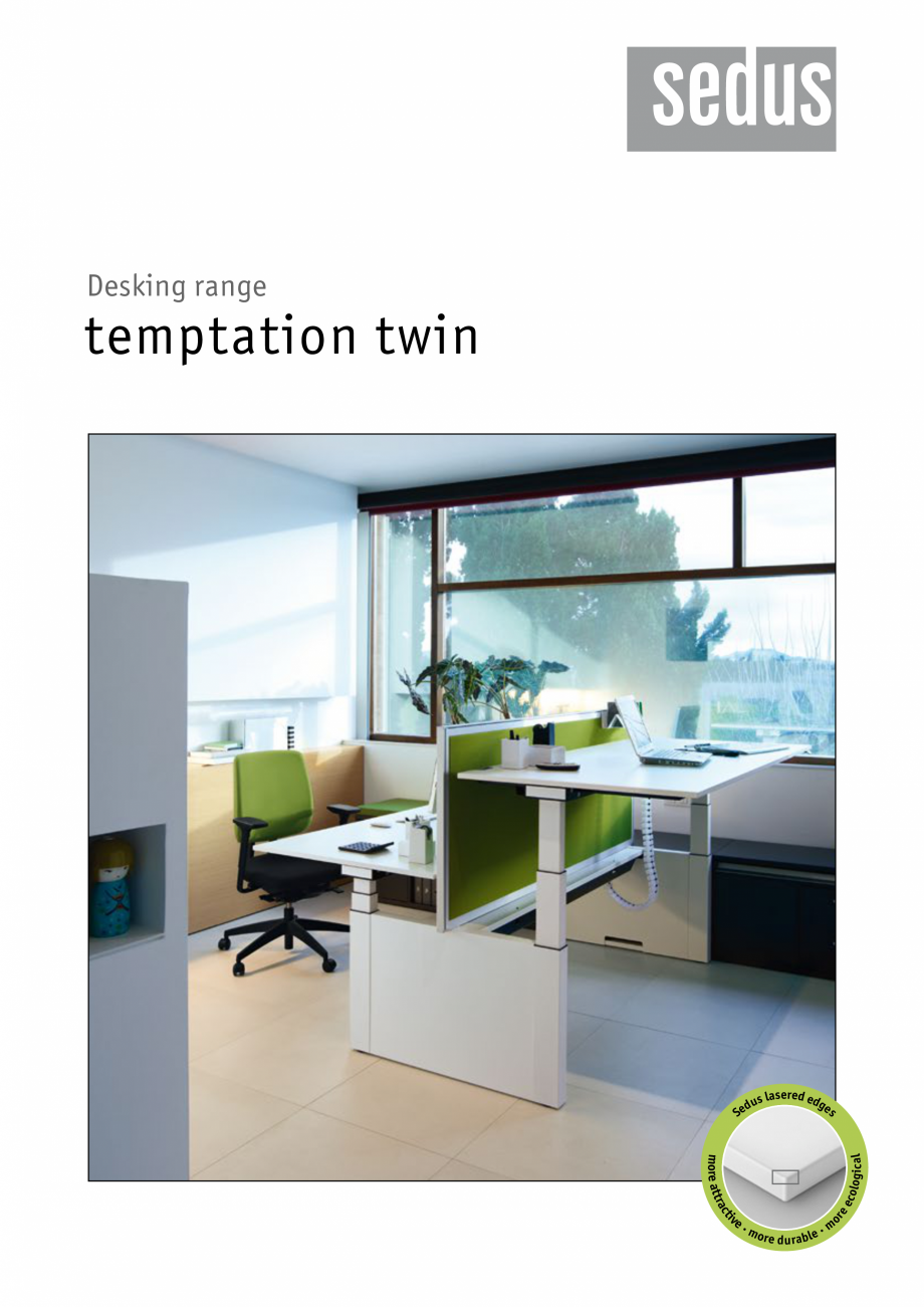 Pagina 1-Masa pentru birou SEDUS TEMPTATION TWIN Fisa tehnica Engleza Desking range

temptation twin

asered ...