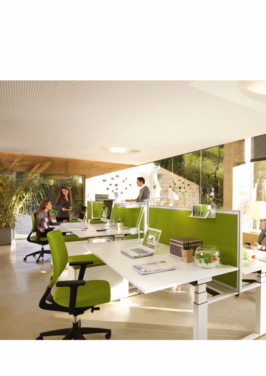 Pagina 9-Masa pentru birou SEDUS TEMPTATION TWIN Fisa tehnica Engleza the cables
concealed as they are
guided...