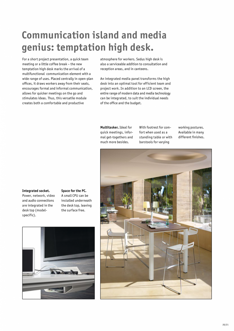 Pagina 21-Masa pentru birou SEDUS TEMPTATION TWIN Fisa tehnica Engleza 