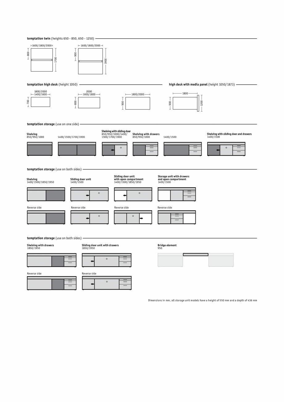 Pagina 24-Masa pentru birou SEDUS TEMPTATION TWIN Fisa tehnica Engleza 