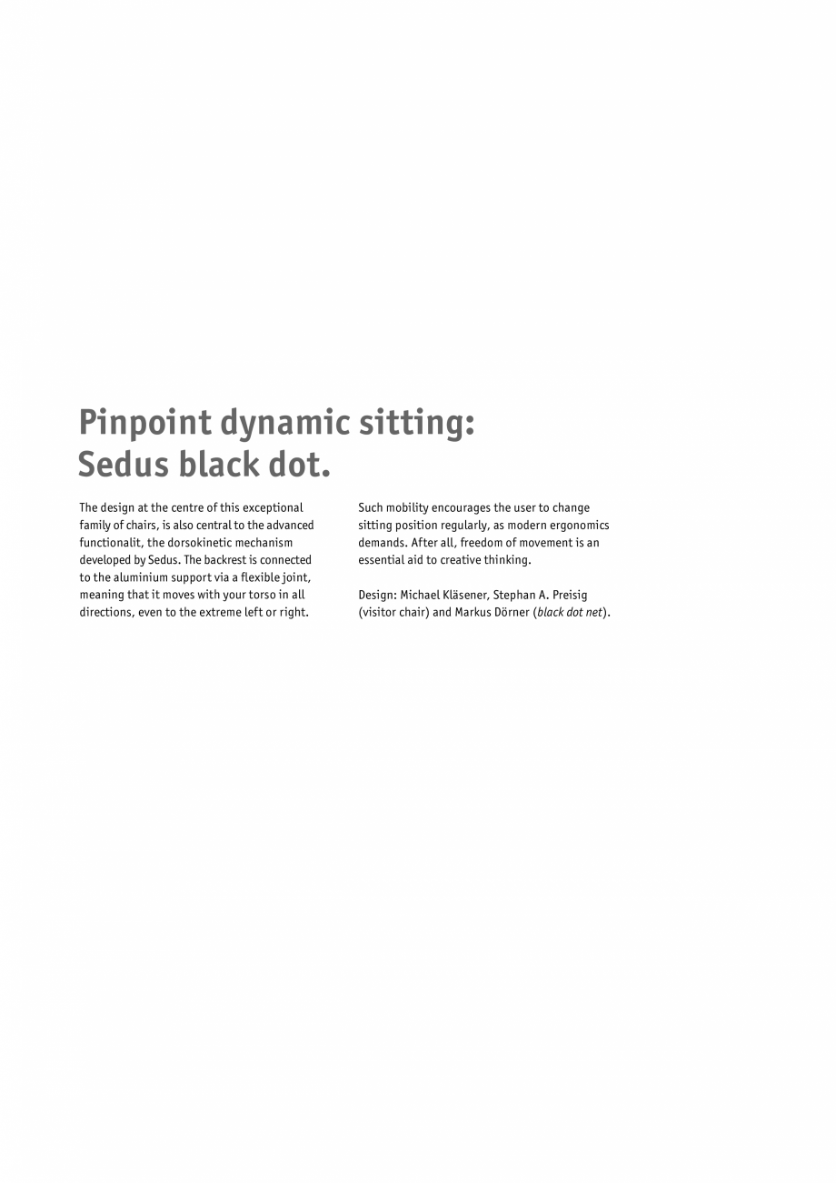 Pagina 2 - Scaune de birou pivotante, scaune pentru meeting SEDUS BLACK DOT pivotante, BLACK DOT...