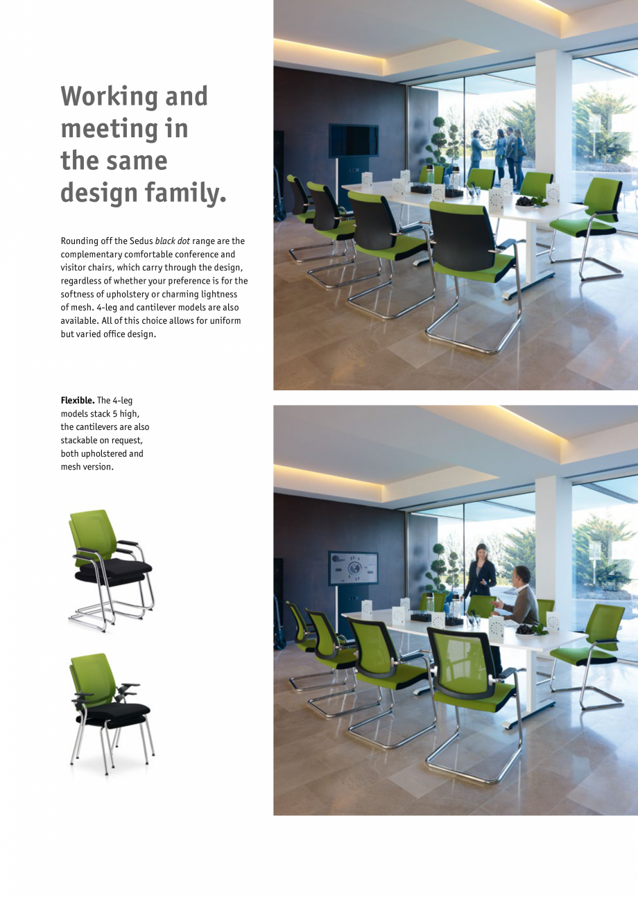 Pagina 14-Scaune de birou pivotante, scaune pentru meeting SEDUS BLACK DOT pivotante, BLACK DOT meeting...