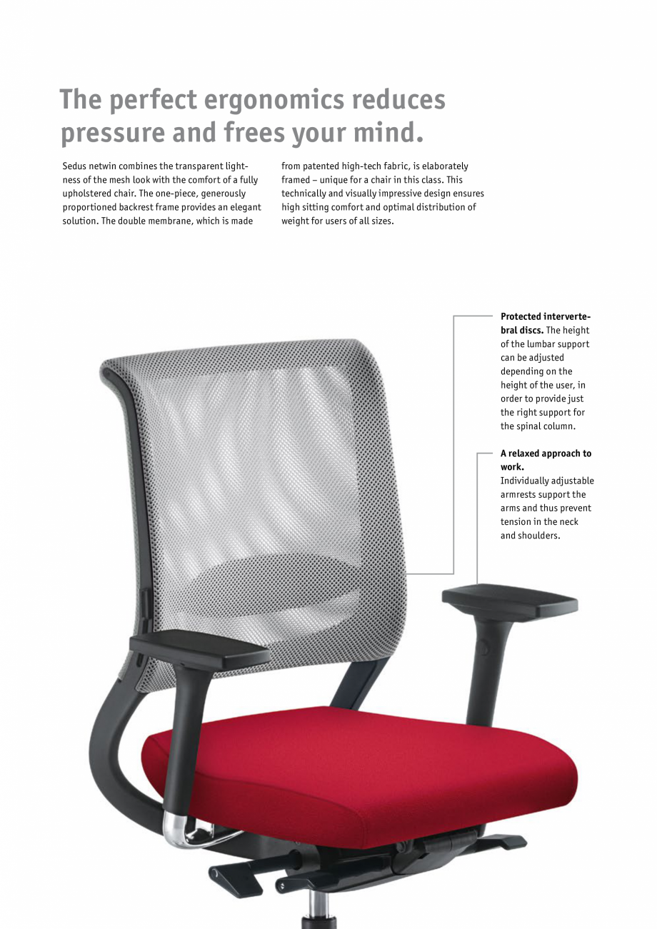 Pagina 4-Scaune de birou pivotante  SEDUS NETWIN Catalog, brosura Engleza 

M3D green

M3K petrol

M3J orange...