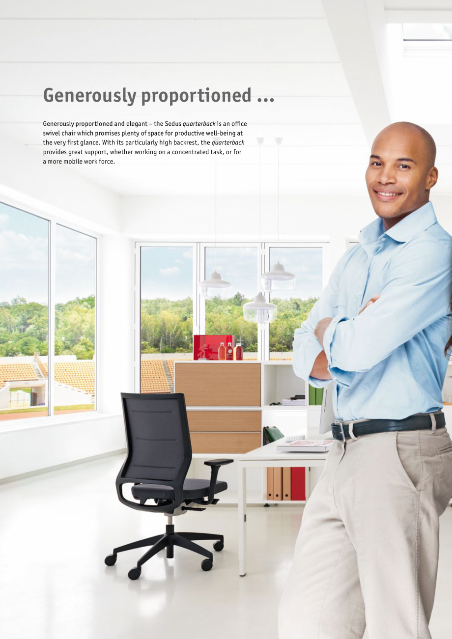 Pagina 2-Scaune de birou pivotante, scaune pentru meeting SEDUS QUARTERBACK meeting, QUARTERBACK pivotante...