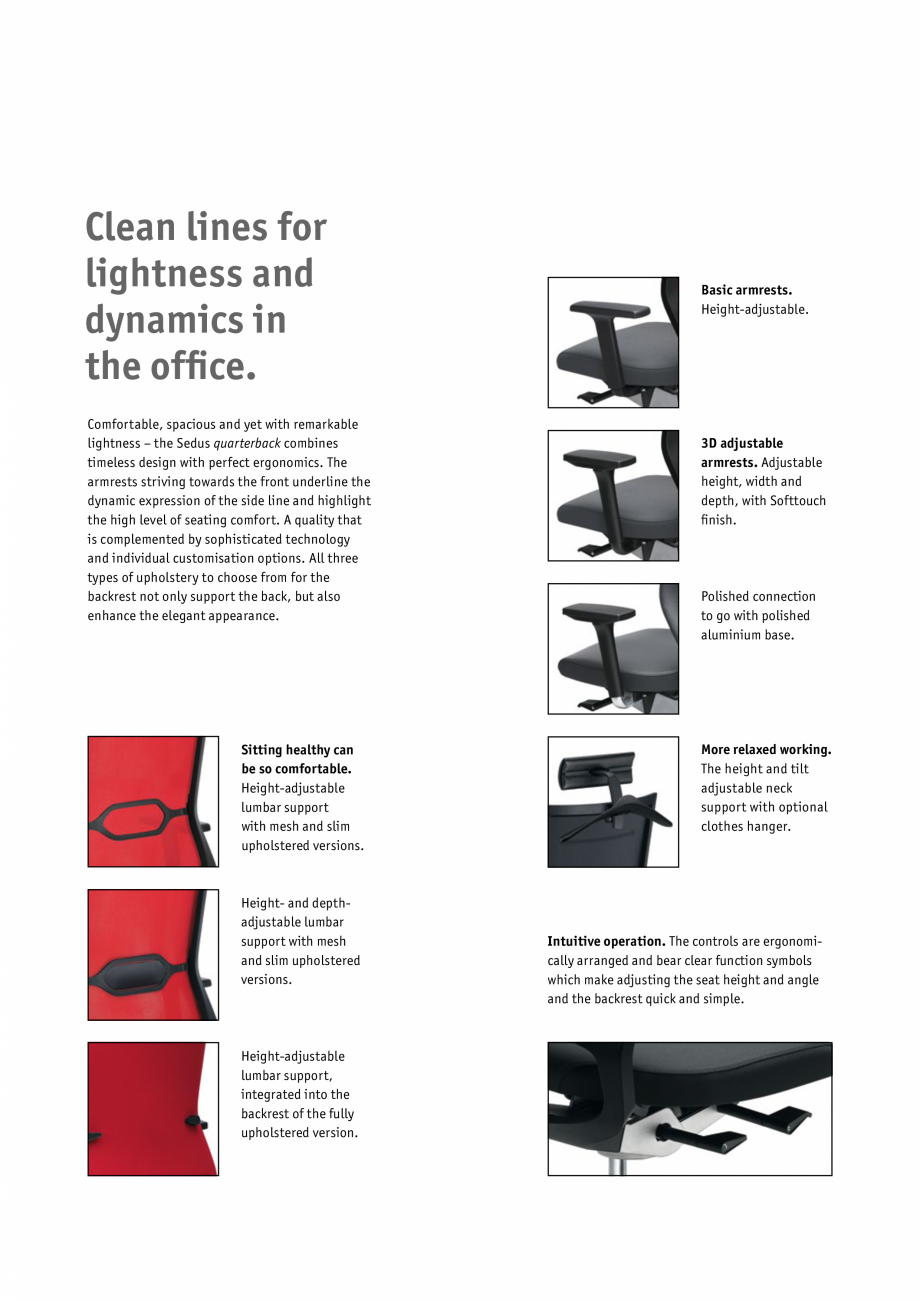 Pagina 4-Scaune de birou pivotante, scaune pentru meeting SEDUS QUARTERBACK meeting, QUARTERBACK pivotante...