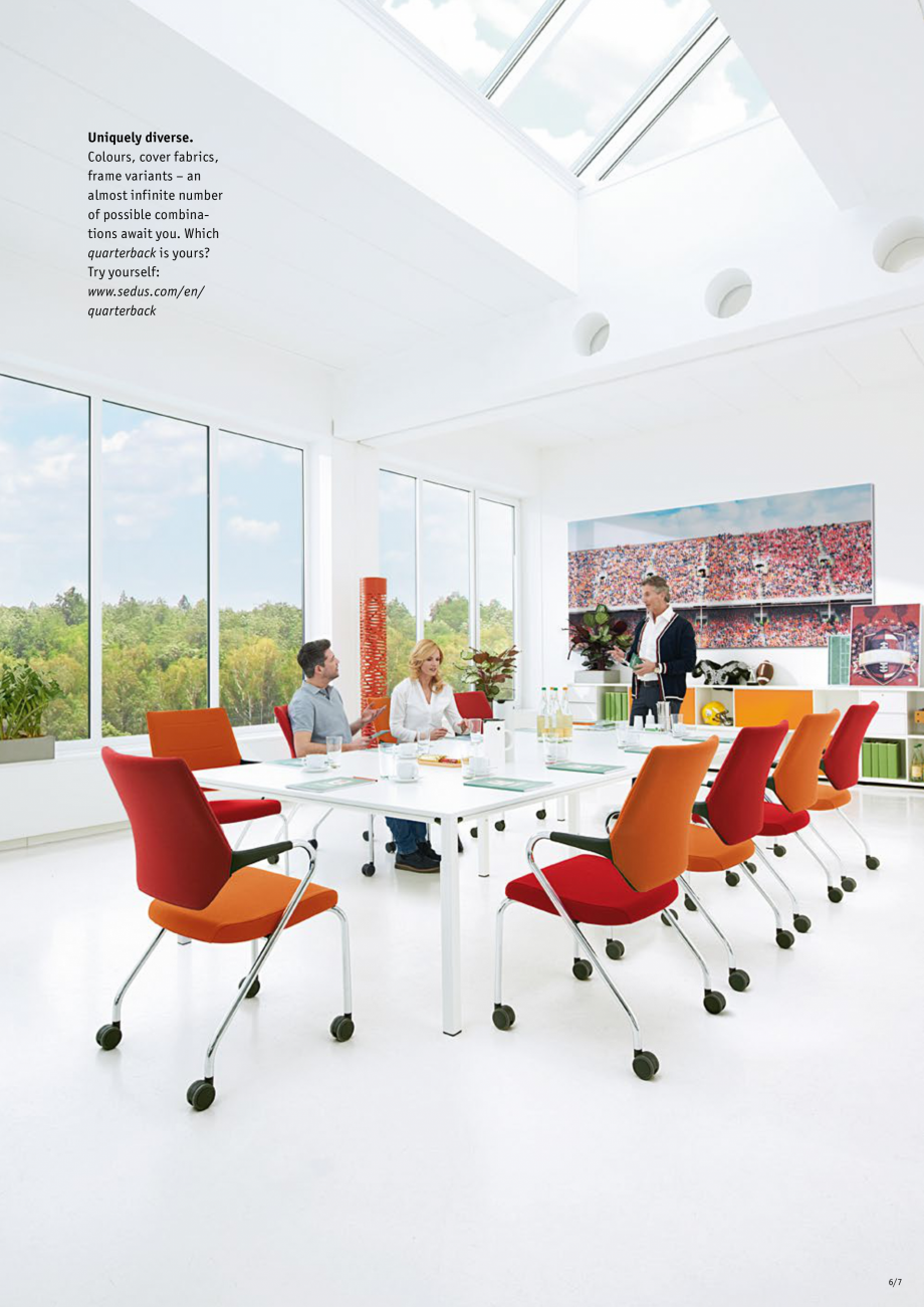 Pagina 7-Scaune de birou pivotante, scaune pentru meeting SEDUS QUARTERBACK meeting, QUARTERBACK pivotante...