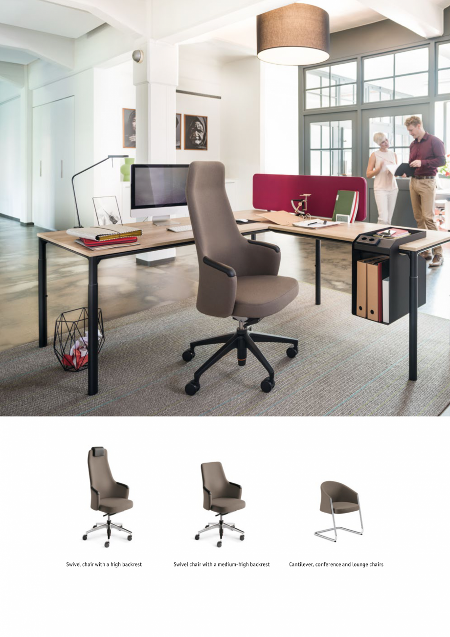 Pagina 3-Scaune de birou pivotante, scaune pentru meeting SEDUS SILENT RUSH pivotante, SILENT RUSH meeting...