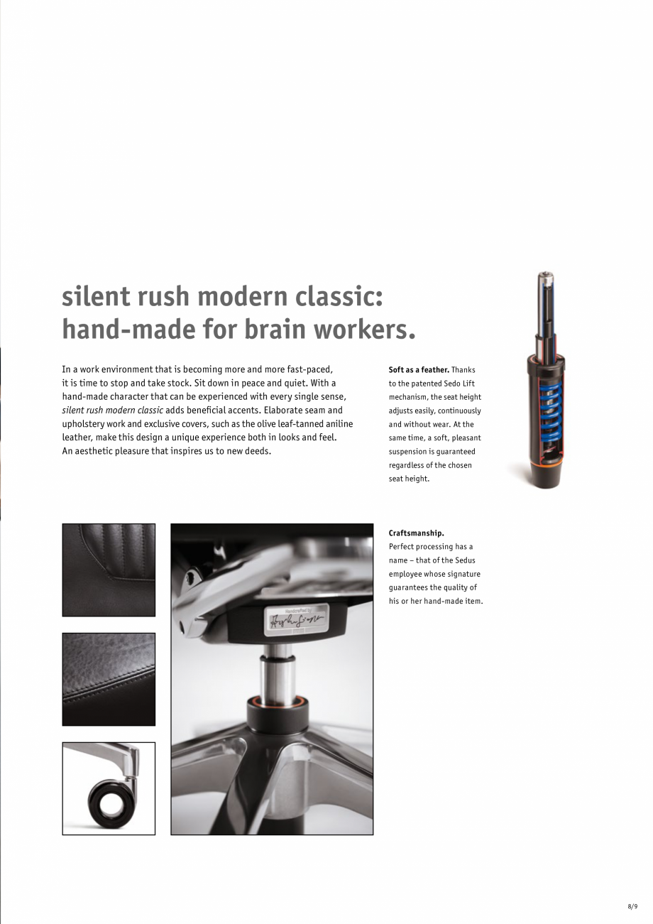 Pagina 10-Scaune de birou pivotante, scaune pentru meeting SEDUS SILENT RUSH pivotante, SILENT RUSH meeting...