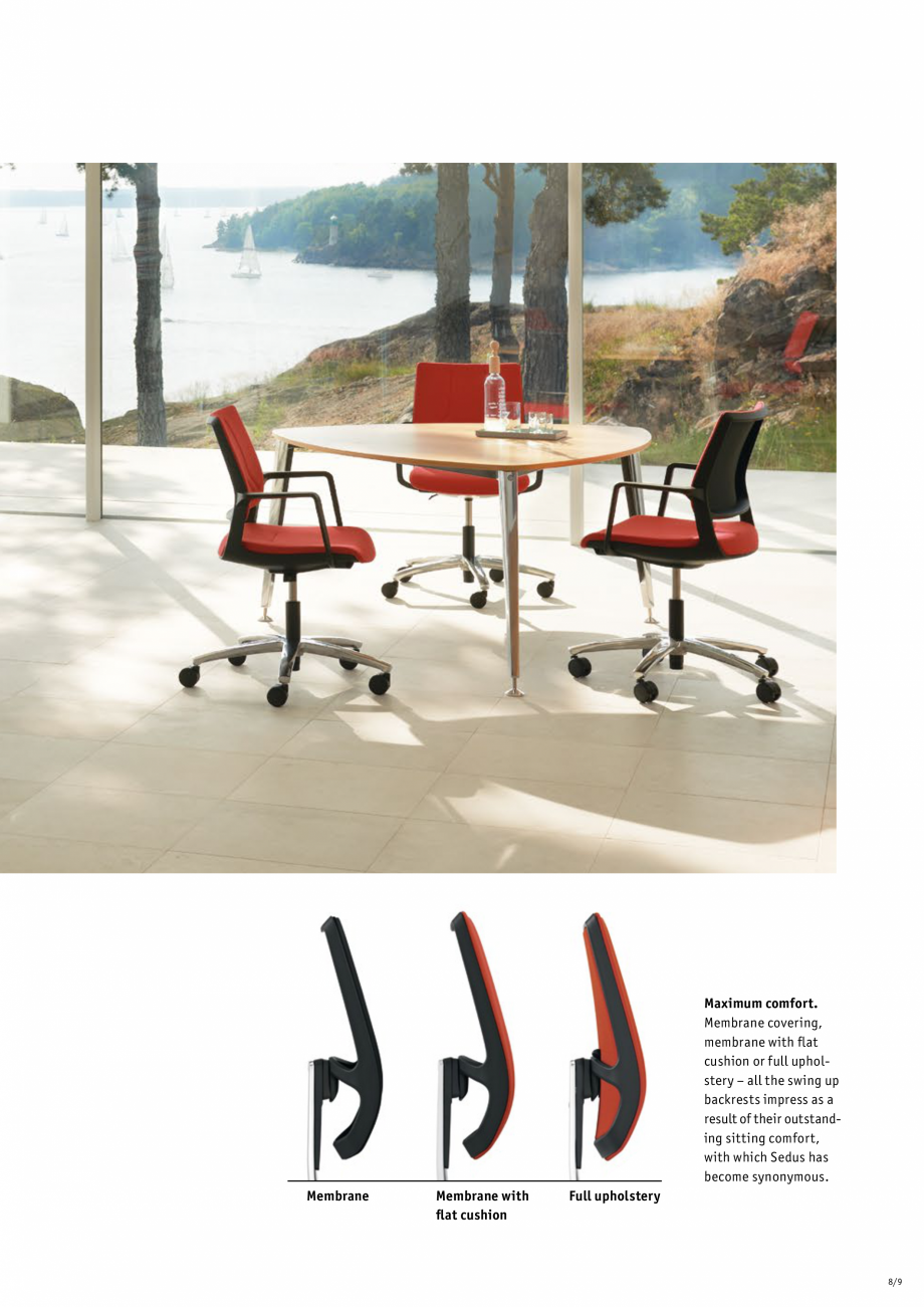 Pagina 9-Scaune de birou pivotante, scaune pentru meeting SEDUS SWING UP meeting, SWING UP pivotante...