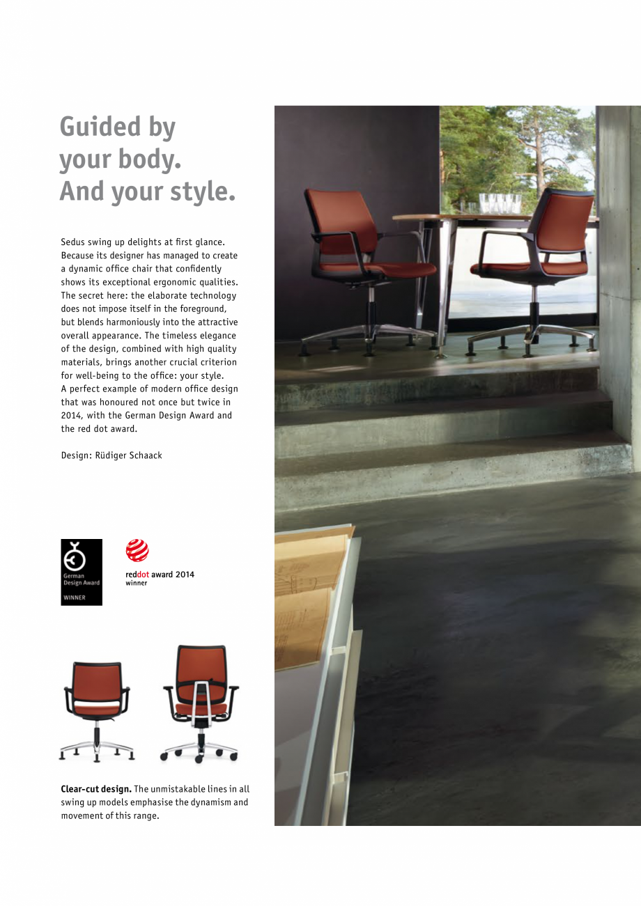 Pagina 10-Scaune de birou pivotante, scaune pentru meeting SEDUS SWING UP meeting, SWING UP pivotante...