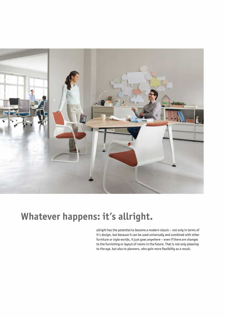 Pagina 4-Scaune pentru meeting SEDUS ALLRIGHT Catalog, brosura Engleza f the
highest quality come
from...