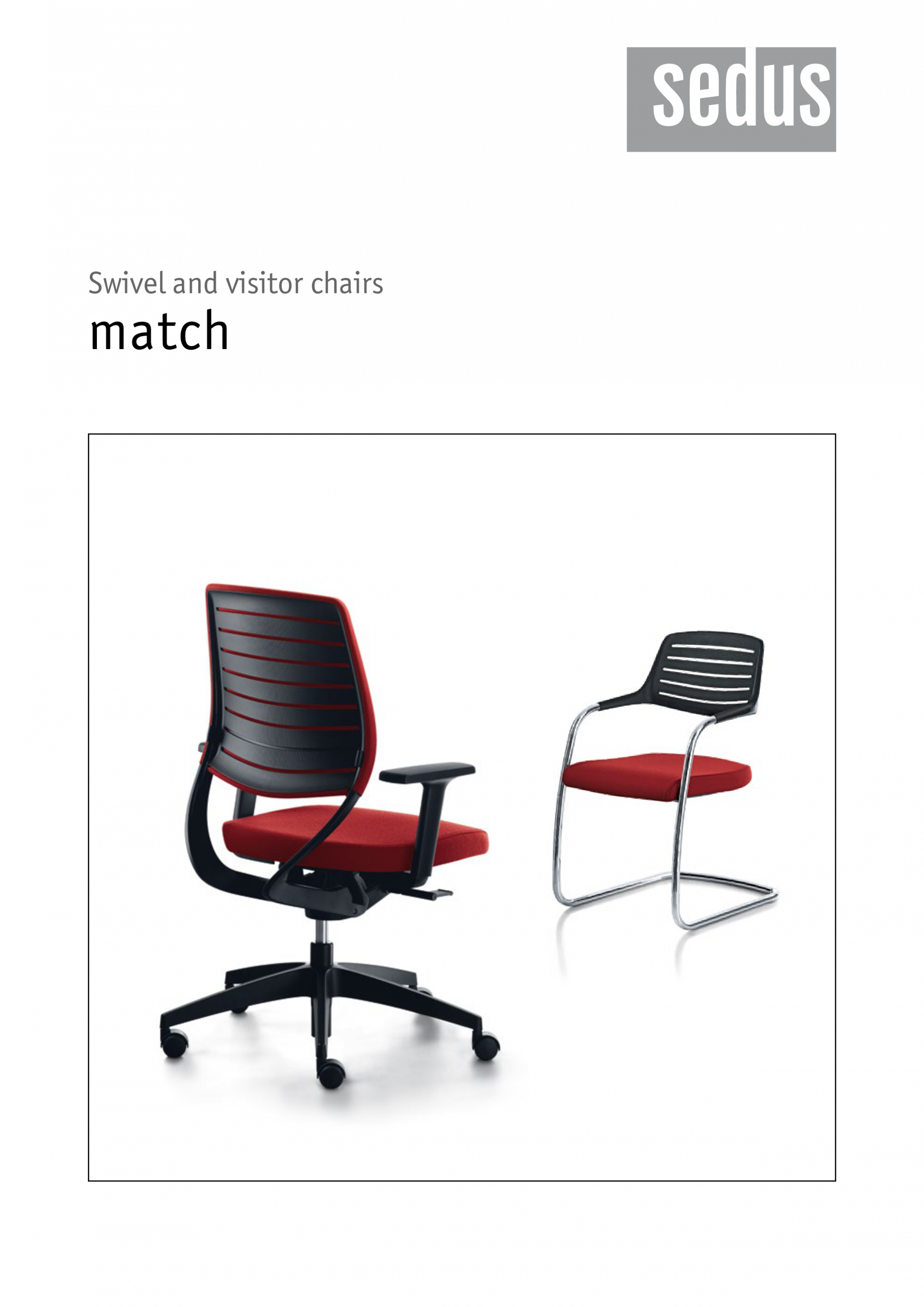 Scaune pentru meeting SEDUS MATCH Catalog, brosura Engleza